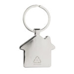 Porte-clés maison en alliage de zinc RCS et bambou – Image 5