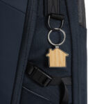 Porte-clés maison en alliage de zinc RCS et bambou – Image 4