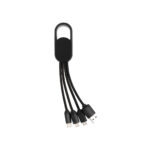 4-in-1 cable with carabiner clip - Image 2