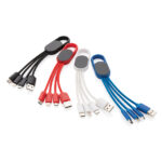 4-in-1 cable with carabiner clip - Image 7