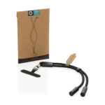 LoopAmp RCS RPET adjustable phone wrist strap 60W cable - Image 3
