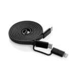 Câble magnétique 60W 2 en 1 Arc en PET RCS – Image 2