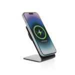 Terra aluminium 15W magnetic wireless charging phone stand - Image 4