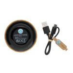 RCS recycled plastic and bamboo 3W wireless speaker - Image 5