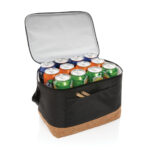 Impact AWARE™ XL RPET two tone cooler bag with cork detail - Image 3