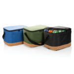 Impact AWARE™ XL RPET two tone cooler bag with cork detail - Image 8