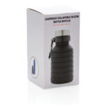 Leakproof collapsible silicone bottle with lid - Image 10