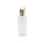 RCS RPET bottle with bamboo lid and handle - Image 2