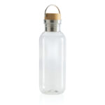RCS RPET bottle with bamboo lid and handle - Image 3