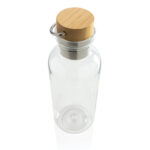 RCS RPET bottle with bamboo lid and handle - Image 4