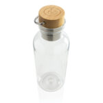 RCS RPET bottle with bamboo lid and handle - Image 6