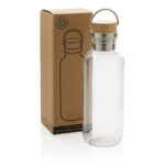 RCS RPET bottle with bamboo lid and handle - Image 10