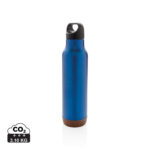 Bouteille isotherme étanche avec finition liège