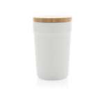 Mug 300ml en PP recyclé GRS avec couvercle en bambou – Image 5