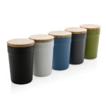 Mug 300ml en PP recyclé GRS avec couvercle en bambou – Image 9