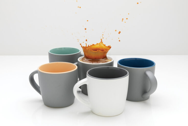 Ceramic mug with coloured inner 300ml - Image 8