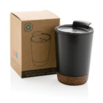 Tasse à café en liège et en acier inoxydable GRS – Image 3