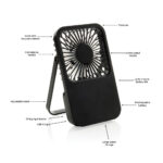 Ventilateur de bureau en plastique recyclé RCS Aervina – Image 3