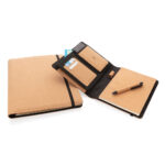 A4 cork conference folder with Deluxe pen - Image 10