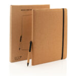 A4 cork conference folder with Deluxe pen - Image 14