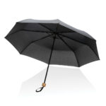 Mini parapluie 20.5" rPET 190T poignée bambou Impact AWARE – Image 5