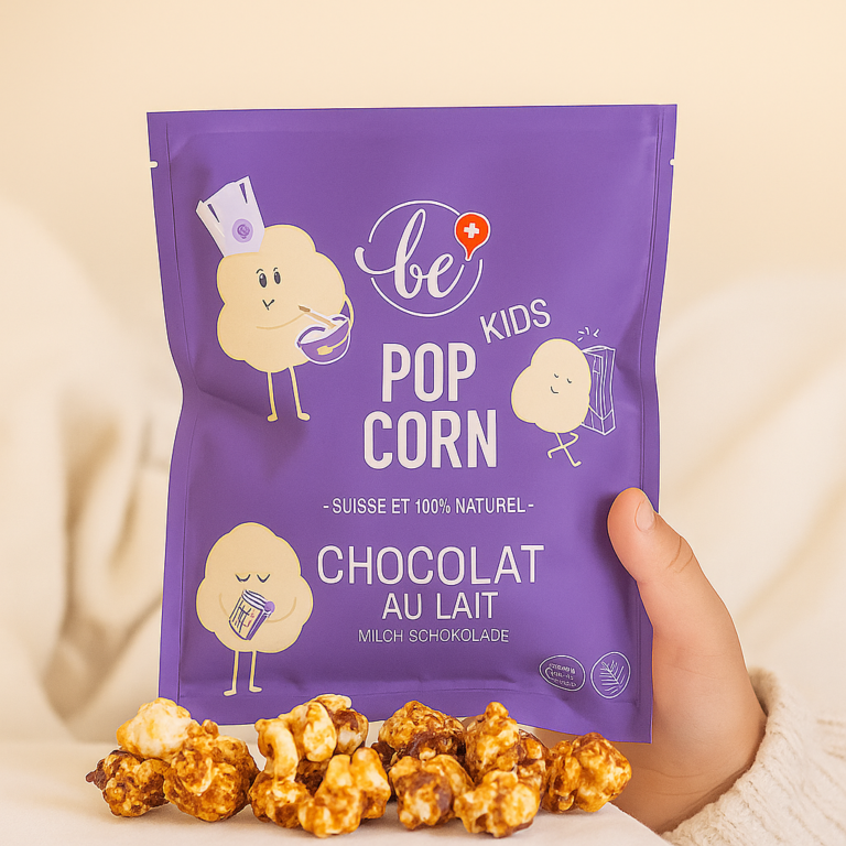 KIDS milk chocolate bag BE POPCORN