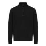 IQONIQ Elgon recycled cotton quarter zip sweater - Image 2