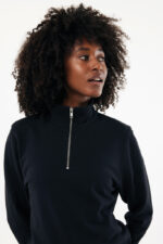 IQONIQ Elgon recycled cotton quarter zip sweater - Image 14