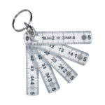 Mini règle pliable porte-clés – Image 3